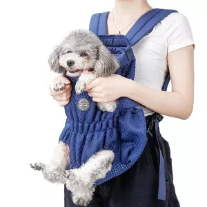 Doglemi Batoh pro psy a kočky - prodyšná taška, velikost L (modrá) TopTechnology
