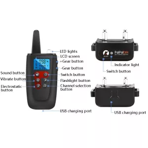 PaiPaitek PD526 Automatický zvukový ovladač proti štěkání pro psy TopTechnology PaiPaitek PD526 Automatický zvukový ovladač proti štěkání pro psy TopTechnology