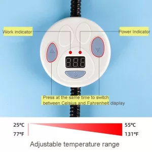 Elektrická podložka pro domácí zvířata, vodotěsná a protiškrábací, 60x45 cm, JP Plug TopTechnology
