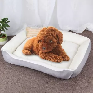 Velký měkký hřejivý pelíšek pro psi a kočky s kostkovaným vzorem, XL, 90×70×15cm (Šedá Bílá) TopTechnology Velký měkký hřejivý pelíšek pro psi a kočky s kostkovaným vzorem, XL, 90×70×15cm (Šedá Bílá) TopTechnology