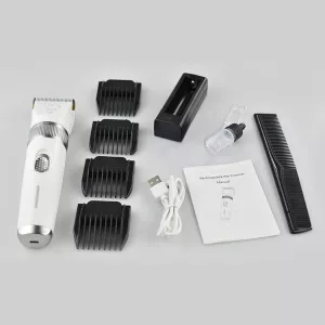 Q6 USB nabíjecí elektrický stříhací strojek pro domácí mazlíčky se čtyřmi hřebeny TopTechnology