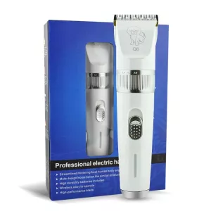 Q6 USB nabíjecí elektrický stříhací strojek pro domácí mazlíčky se čtyřmi hřebeny TopTechnology