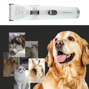Q6 USB nabíjecí elektrický stříhací strojek pro domácí mazlíčky se čtyřmi hřebeny TopTechnology