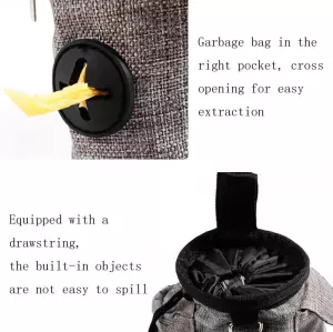Pet Training Waist Bag - Multifunkční taška na pamlsky pro domácí zvířata (Šedá) TopTechnology Pet Training Waist Bag - Multifunkční taška na pamlsky pro domácí zvířata (Šedá) TopTechnology