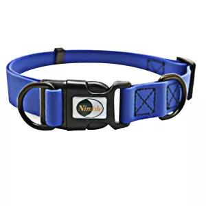 Vodotěsný nastavitelný obojek pro psy z PVC, velikost L, pro divoké psy, obvod 39-63 cm (modrý) TopTechnology Vodotěsný nastavitelný obojek pro psy z PVC, velikost L, pro divoké psy, obvod 39-63 cm (modrý) TopTechnology