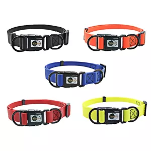 Vodotěsný nastavitelný obojek pro psy z PVC, velikost L, pro divoké psy, obvod 39-63 cm (modrý) TopTechnology Vodotěsný nastavitelný obojek pro psy z PVC, velikost L, pro divoké psy, obvod 39-63 cm (modrý) TopTechnology