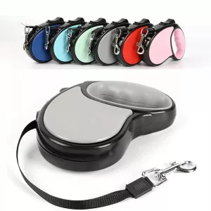 Automatické retractable vodítko pro psy 3m (šedé) TopTechnology Automatické retractable vodítko pro psy 3m (šedé) TopTechnology