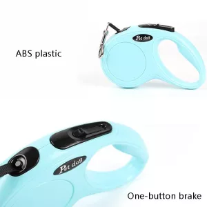 Automatické samonavíjecí vodítko pro psy 5m (Růžové) TopTechnology Automatické samonavíjecí vodítko pro psy 5m (Růžové) TopTechnology
