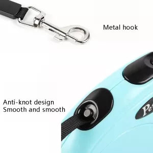 Automatické samonavíjecí vodítko pro psy 5m (Růžové) TopTechnology Automatické samonavíjecí vodítko pro psy 5m (Růžové) TopTechnology