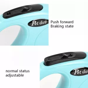 Automatické vodítko pro psy 5m (světle modré) TopTechnology Automatické vodítko pro psy 5m (světle modré) TopTechnology