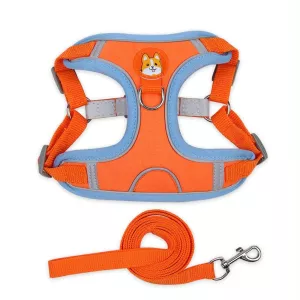 BL-867 Odrazový hrudní popruh pro psy, velikost M (oranžová) TopTechnology BL-867 Odrazový hrudní popruh pro psy, velikost M (oranžová) TopTechnology