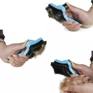 Elite Víceúčelový Plastový Hřeben pro Úpravu Zvířat (Modrý) TopTechnology Elite Víceúčelový Plastový Hřeben pro Úpravu Zvířat (Modrý) TopTechnology