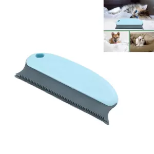 Multifunkční kartáč na čištění srsti pro psy a kočky (světle modrý) TopTechnology