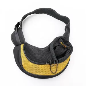 Přenosná taška pro psy a kočky - hands-free, na druhou stranu, malá (žlutá) TopTechnology Přenosná taška pro psy a kočky - hands-free, na druhou stranu, malá (žlutá) TopTechnology