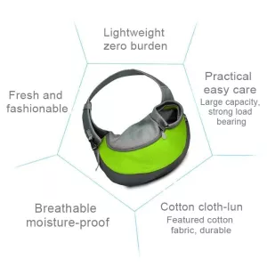 Přenosná taška pro psy a kočky - hands-free, na druhou stranu, malá (žlutá) TopTechnology Přenosná taška pro psy a kočky - hands-free, na druhou stranu, malá (žlutá) TopTechnology