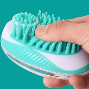 Hřeben na koupání pro domácí mazlíčky - modrý TopTechnology Hřeben na koupání pro domácí mazlíčky - modrý TopTechnology