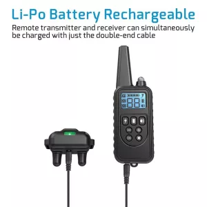 Bark Stopper - Ovládací obojek pro psa se školením, styl: 880-2 TopTechnology