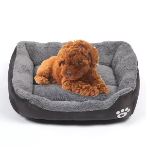 Candy Color Čtyřbarevný teplý pelíšek pro psa XXL - Hnědý TopTechnology Candy Color Čtyřbarevný teplý pelíšek pro psa XXL - Hnědý TopTechnology