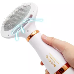 Elektrický hřeben a fén pro kočky a psy - UK Plug (Zelený) TopTechnology Elektrický hřeben a fén pro kočky a psy - UK Plug (Zelený) TopTechnology
