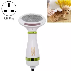 Elektrický hřeben a fén pro kočky a psy - UK Plug (Zelený) TopTechnology Elektrický hřeben a fén pro kočky a psy - UK Plug (Zelený) TopTechnology