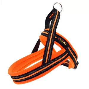 Reflexní hrudní popruh pro psy A7 - S, 2.0*50*62cm (Oranžový) TopTechnology