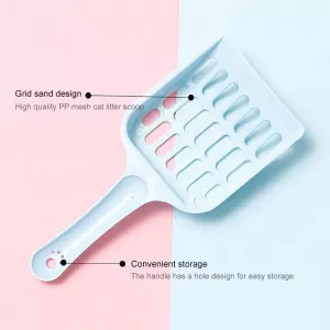 Malá lopatka na kočkolit, dutá, tofu, čisticí nástroj 19cm (náhodná barva) TopTechnology