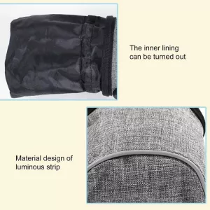 LDLC Venkovní taška na pamlsky pro domácí zvířata Oxford Cloth Reflexní taška na výcvik psa (Světle růžová) TopTechnology