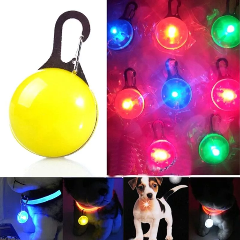 LED Svítící přívěsek na obojek pro psy a kočky (Žlutý) TopTechnology