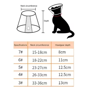 Ochranný obojek pro domácí mazlíčky proti kousnutí, velikost No.4/12.5cm TopTechnology Ochranný obojek pro domácí mazlíčky proti kousnutí, velikost No.4/12.5cm TopTechnology