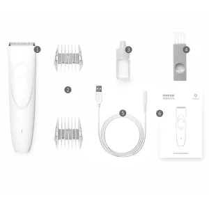 Xiaomi Youpin Pawbby Profesionální zastřihávač pro psy - elektrické strojek na stříhání (bílé) TopTechnology Xiaomi Youpin Pawbby Profesionální zastřihávač pro psy - elektrické strojek na stříhání (bílé) TopTechnology