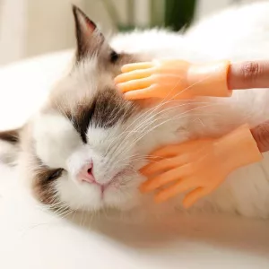 Masážní prsty pro domácí mazlíčky a kočičí rukavice TopTechnology