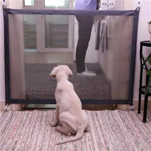 Přenosné bezpečnostní dveře pro psy a kočky - Beige (110cm x 72cm) TopTechnology Přenosné bezpečnostní dveře pro psy a kočky - Beige (110cm x 72cm) TopTechnology