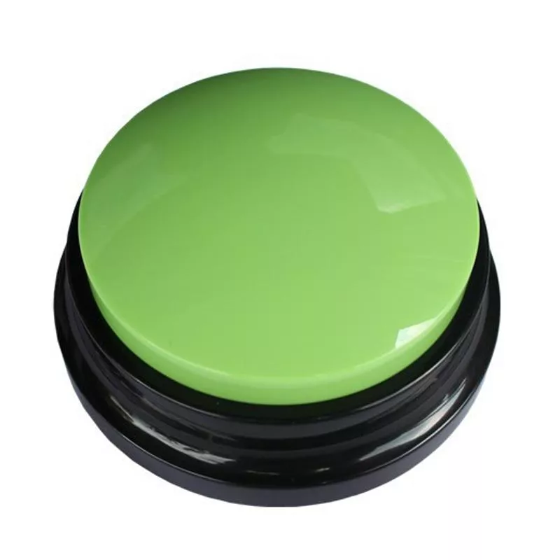 Pet Communication Button - Psí zvuková krabička se záznamem (Zelená) TopTechnology