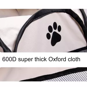 Skládací voděodolný psí stan z oxford tkaniny, M, 91 x 91 x 58 cm (Žlutý) TopTechnology Skládací voděodolný psí stan z oxford tkaniny, M, 91 x 91 x 58 cm (Žlutý) TopTechnology