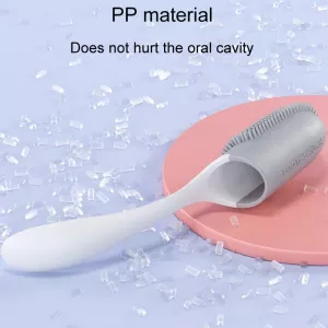 Zubní kartáček pro psy a kočky s rukojetí (Růžový) TopTechnology
