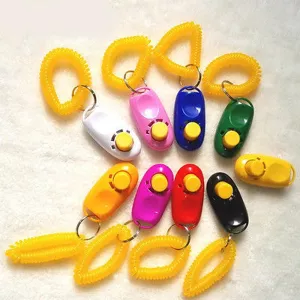 10 PCS Kliker pro výcvik domácích zvířat - Psí tréninkový píšťalka s karabinou a pružinovým řetězem TopTechnology 10 PCS Kliker pro výcvik domácích zvířat - Psí tréninkový píšťalka s karabinou a pružinovým řetězem TopTechnology