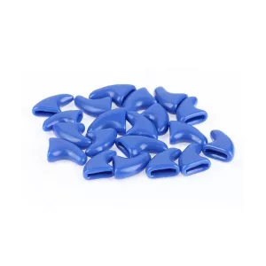 20 PCS Silikonové měkké krytky na drápky pro kočky - Velikost S (modrá) TopTechnology 20 PCS Silikonové měkké krytky na drápky pro kočky - Velikost S (modrá) TopTechnology