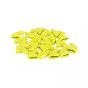 20 PCS Silikonové měkké ochrany drápků pro kočky - Velikost S (Žlutá) TopTechnology