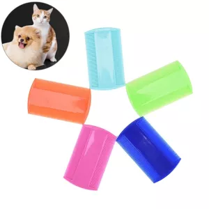 4ks Pet Hřeben Dvoubarevný Hřeben pro Údržbu Psů a Koček (Bílý) TopTechnology 4ks Pet Hřeben Dvoubarevný Hřeben pro Údržbu Psů a Koček (Bílý) TopTechnology