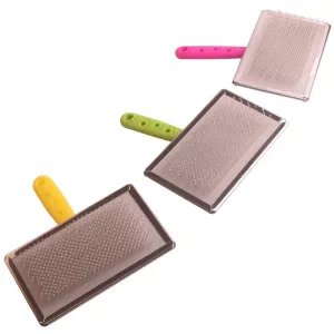 BG-W1347 Hřeben na odstraňování chlupů pro domácí zvířata, M, náhodná barva TopTechnology