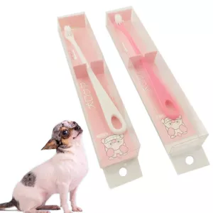 3 PCS Měkký zubní kartáček pro domácí mazlíčky - ústní čisticí potřeby (náhodné barvy) TopTechnology 3 PCS Měkký zubní kartáček pro domácí mazlíčky - ústní čisticí potřeby (náhodné barvy) TopTechnology