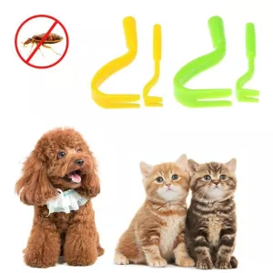 2 PCS Pet Catcher Flea Clipper pro kočky a psy - Ochrana proti blechám (Zelený) TopTechnology 2 PCS Pet Catcher Flea Clipper pro kočky a psy - Ochrana proti blechám (Zelený) TopTechnology