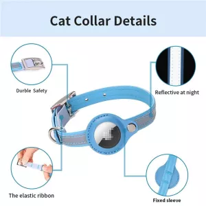 Ochranný obal na AirTag 1. a 2. generace - Pet PU obojek, velikost M (černý) TopTechnology Ochranný obal na AirTag 1. a 2. generace - Pet PU obojek, velikost M (černý) TopTechnology