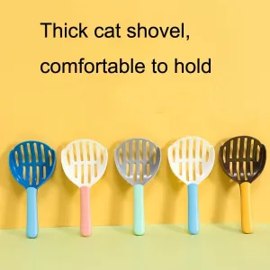 Pet Cat Litter Shovel - Nářadí na úklid kočičího písku (Káva + Oranžová) TopTechnology Pet Cat Litter Shovel - Nářadí na úklid kočičího písku (Káva + Oranžová) TopTechnology