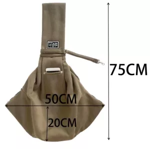 Pet Outing Carrier Bag - Bavlněná taška pro domácí zvířata, černá TopTechnology Pet Outing Carrier Bag - Bavlněná taška pro domácí zvířata, černá TopTechnology