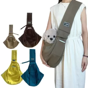 Pet Outing Carrier Bag - Bavlněná taška pro domácí zvířata, černá TopTechnology Pet Outing Carrier Bag - Bavlněná taška pro domácí zvířata, černá TopTechnology