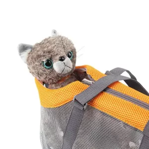 Pttie Baggie Panoramic Breathable Dog Outing Handbag (0901A Grey + Black) TopTechnology Pttie Baggie Panoramic Breathable Dog Outing Handbag (0901A Grey + Black) TopTechnology