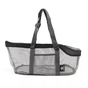 Pttie Baggie Panoramic Breathable Dog Outing Handbag (0901A Grey + Black) TopTechnology Pttie Baggie Panoramic Breathable Dog Outing Handbag (0901A Grey + Black) TopTechnology