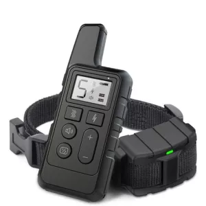 500m Elektronický obojek pro školení psů s dálkovým ovládáním (černý) TopTechnology