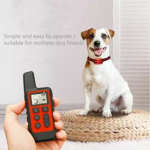 500m Elektronický obojek pro školení psů s dálkovým ovládáním (černý) TopTechnology